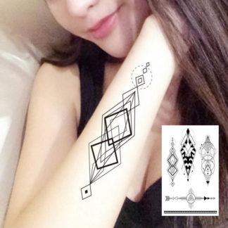 Tattoo losange geometrie