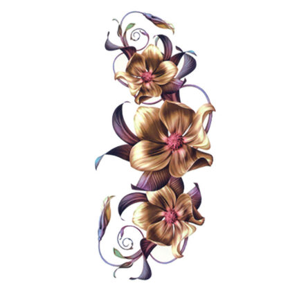 Tattoo fleur orchidee