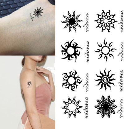 Tattoo soleil etoile